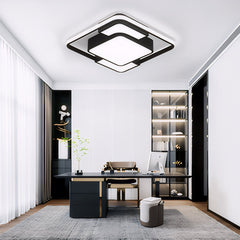 Modern Simple Square Shape LED Flush Mount Ceiling Light