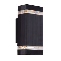 Modern IP65 Black Up Down Outdoor Wall Light
