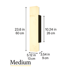 Marble-Inspired Dual-Purpose Wall Light: Elegant Indoor & Outdoor Lighting