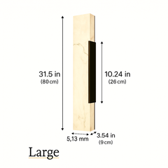 Marble-Inspired Dual-Purpose Wall Light: Elegant Indoor & Outdoor Lighting