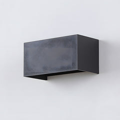 LED Rectangle Black Outdoor Wall Lamp IP65