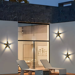 Creative Star Shape LED Outdoor Wall Light warm light soft light