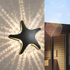 Creative Star Shape LED Outdoor Wall Light warm light soft light