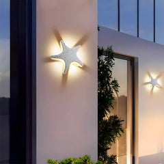 Creative Star Shape LED Outdoor Wall Light warm light soft light