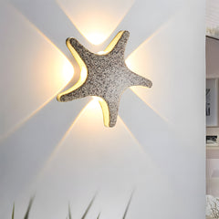 Creative Star Shape LED Outdoor Wall Light warm light soft light