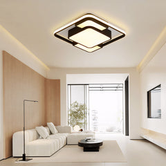 Modern Simple Square Shape LED Flush Mount Ceiling Light