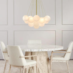 Modern Hanging Glass Cluster Bubble Chandelier Light