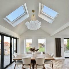 Modern Hanging Glass Cluster Bubble Chandelier Light