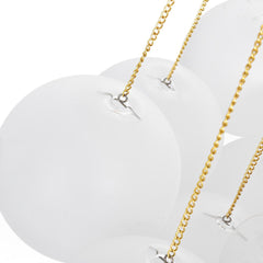 Modern Hanging Glass Cluster Bubble Chandelier Light
